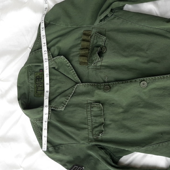 Tripp NYC Man Daang Goodman Sz S Green Military Utility Jacket - Picture 11 of 17